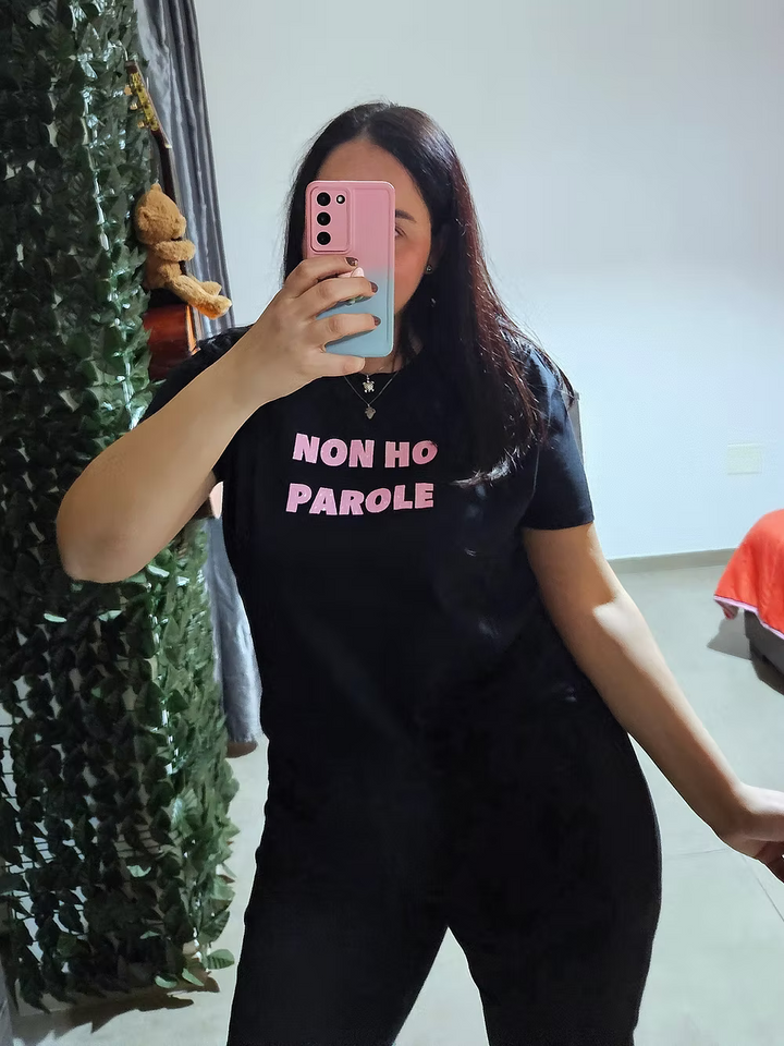 T-shirt non ho parole