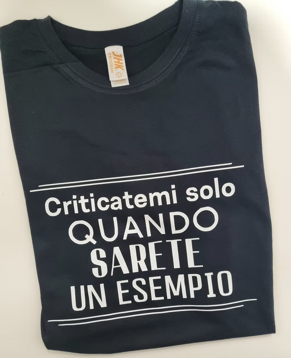 T-shirt quando sarete un esempio