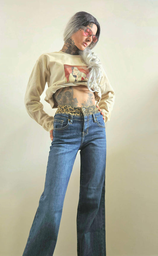 Jeans fake Leo TAGLIA S