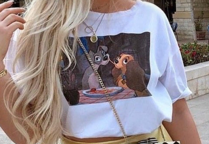 T-shirt Lilli e il vagabondo spaghetti
