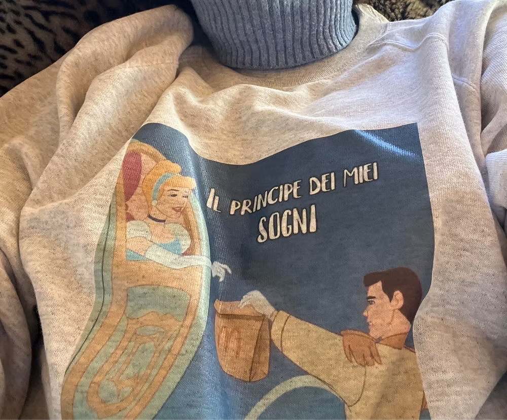 Felpa principe dei sogni