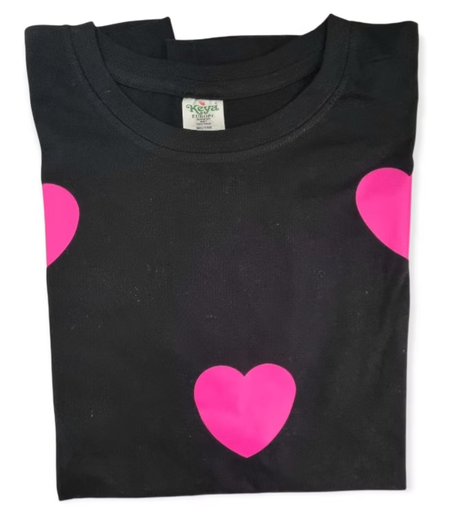 T-shirt cuoricini