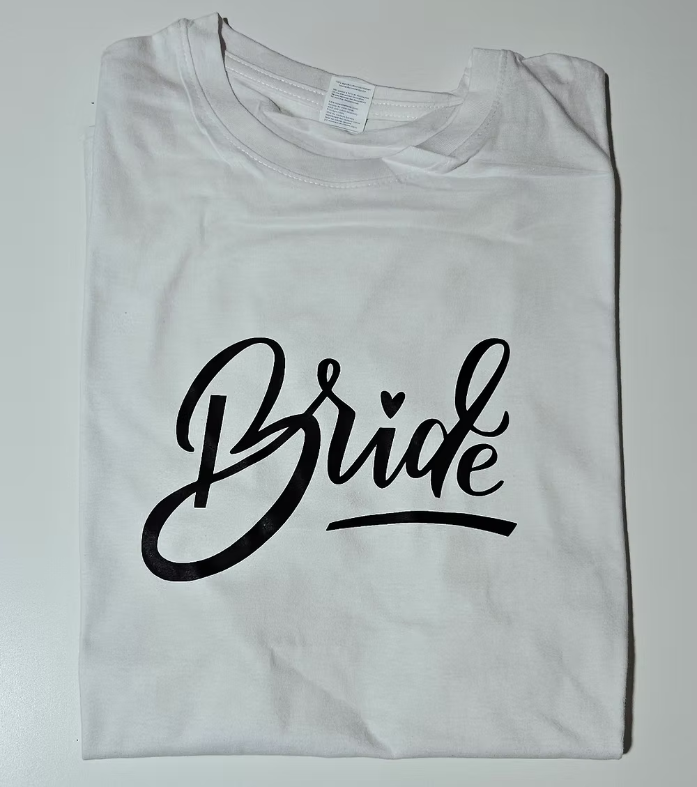 Team Bride shirt loud
