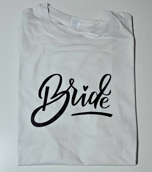 Team Bride shirt loud