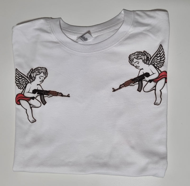 T-shirt Angels and guns