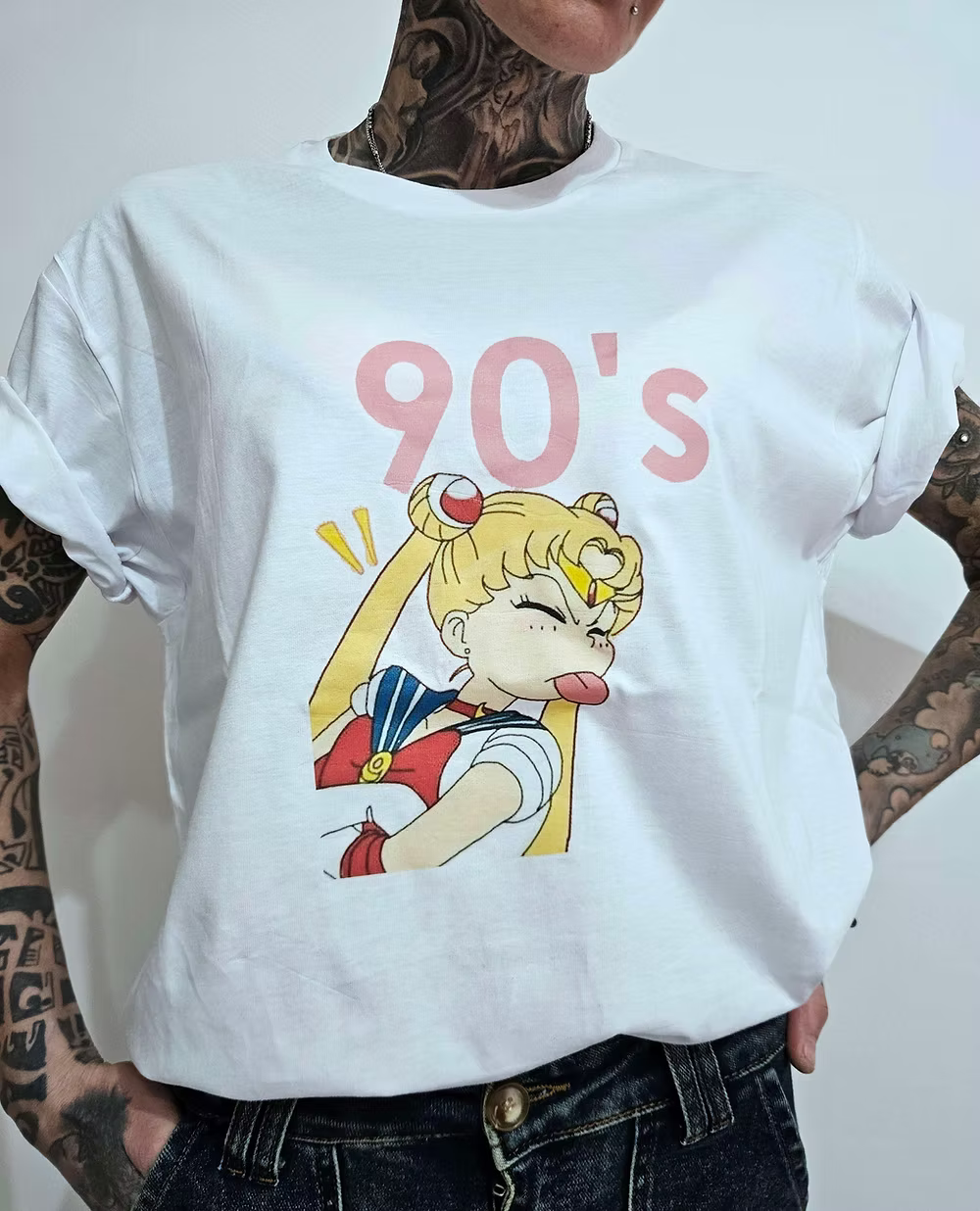 T-shirt sailor moon 90's