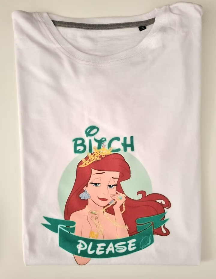 T-shirt principesse bitch please