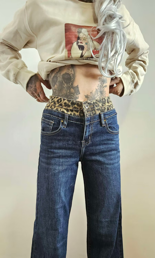 Jeans fake Leo TAGLIA S