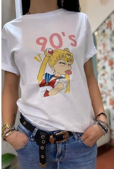 T-shirt sailor moon 90's