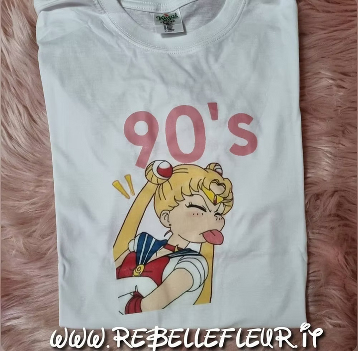 T-shirt sailor moon 90's