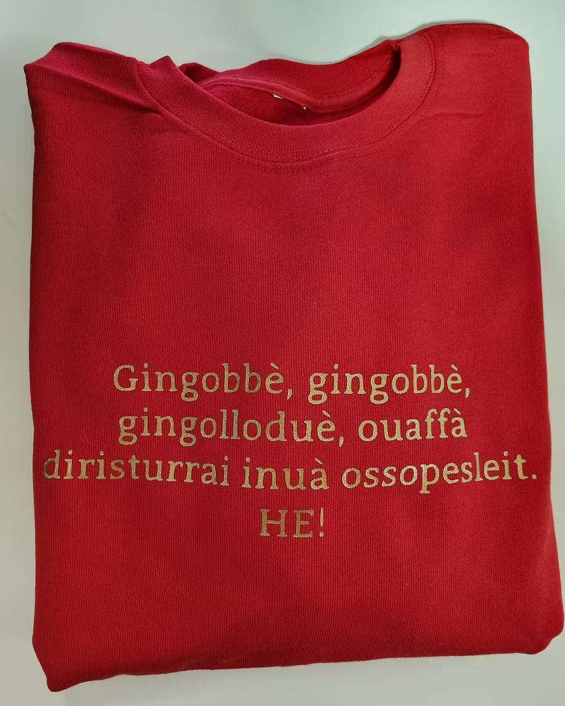 Felpa gingobbè LIMITED EDITION rossa