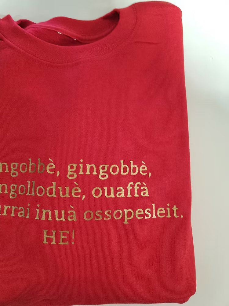 Felpa gingobbè LIMITED EDITION rossa