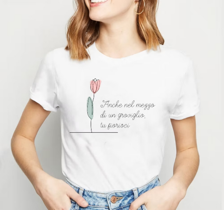 T-shirt fiorisci