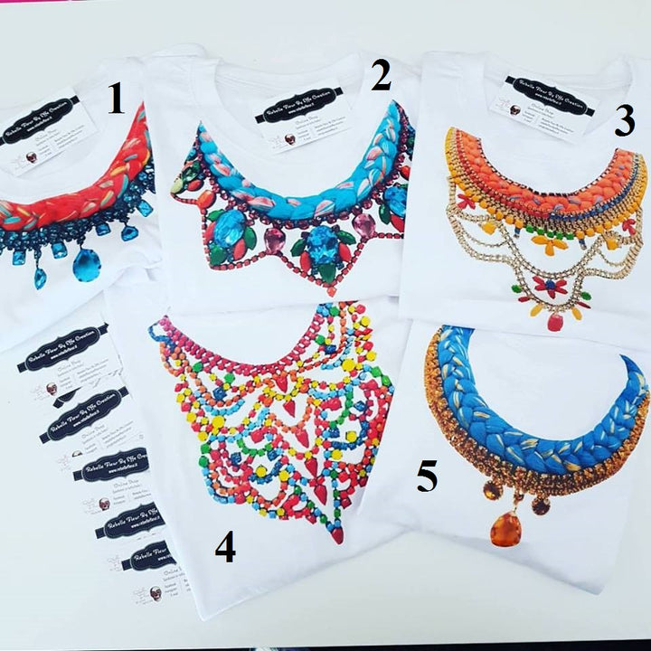 T-shirt collana