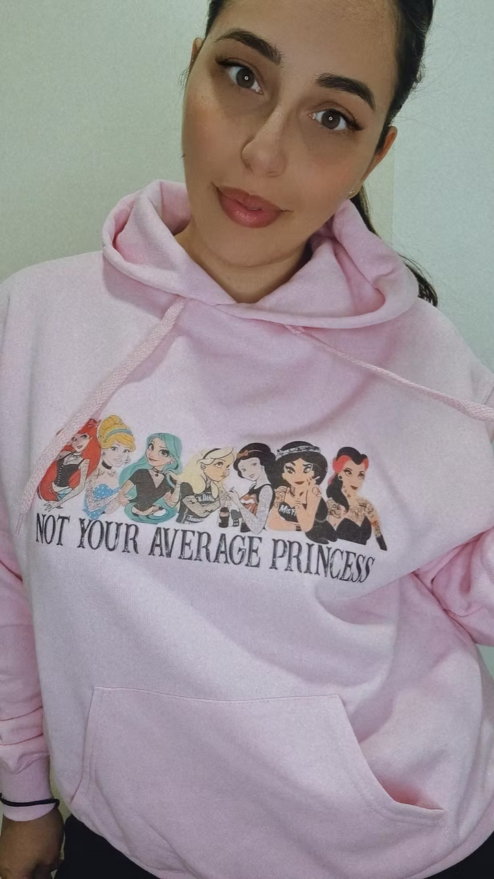 Felpa con cappuccio Not your princess