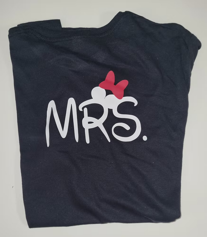 Coppia di t-shirt Mr & Mrs