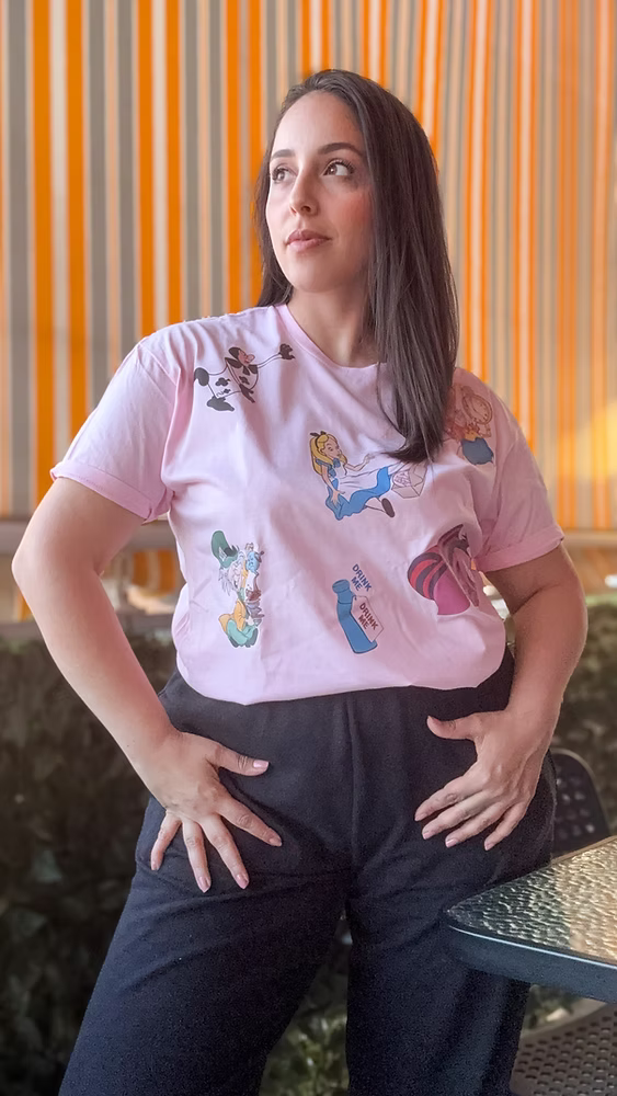 T-shirt Alice in wonderland