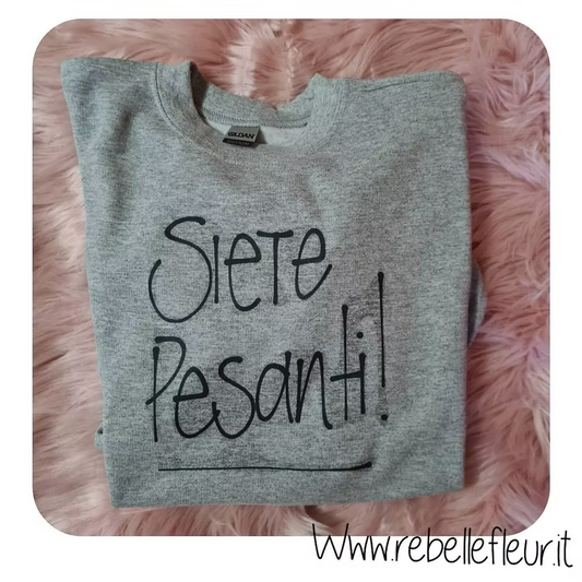 Felpa siete pesanti