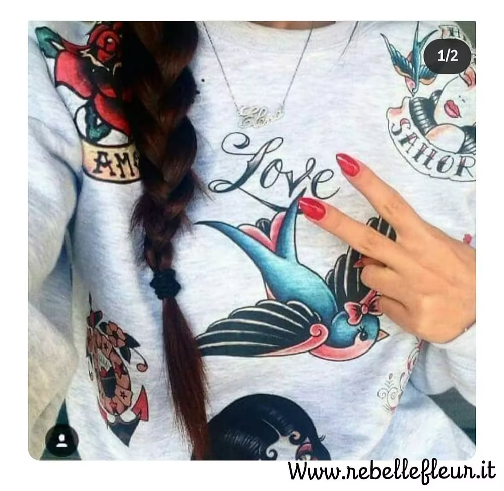 Felpa tattoo old school