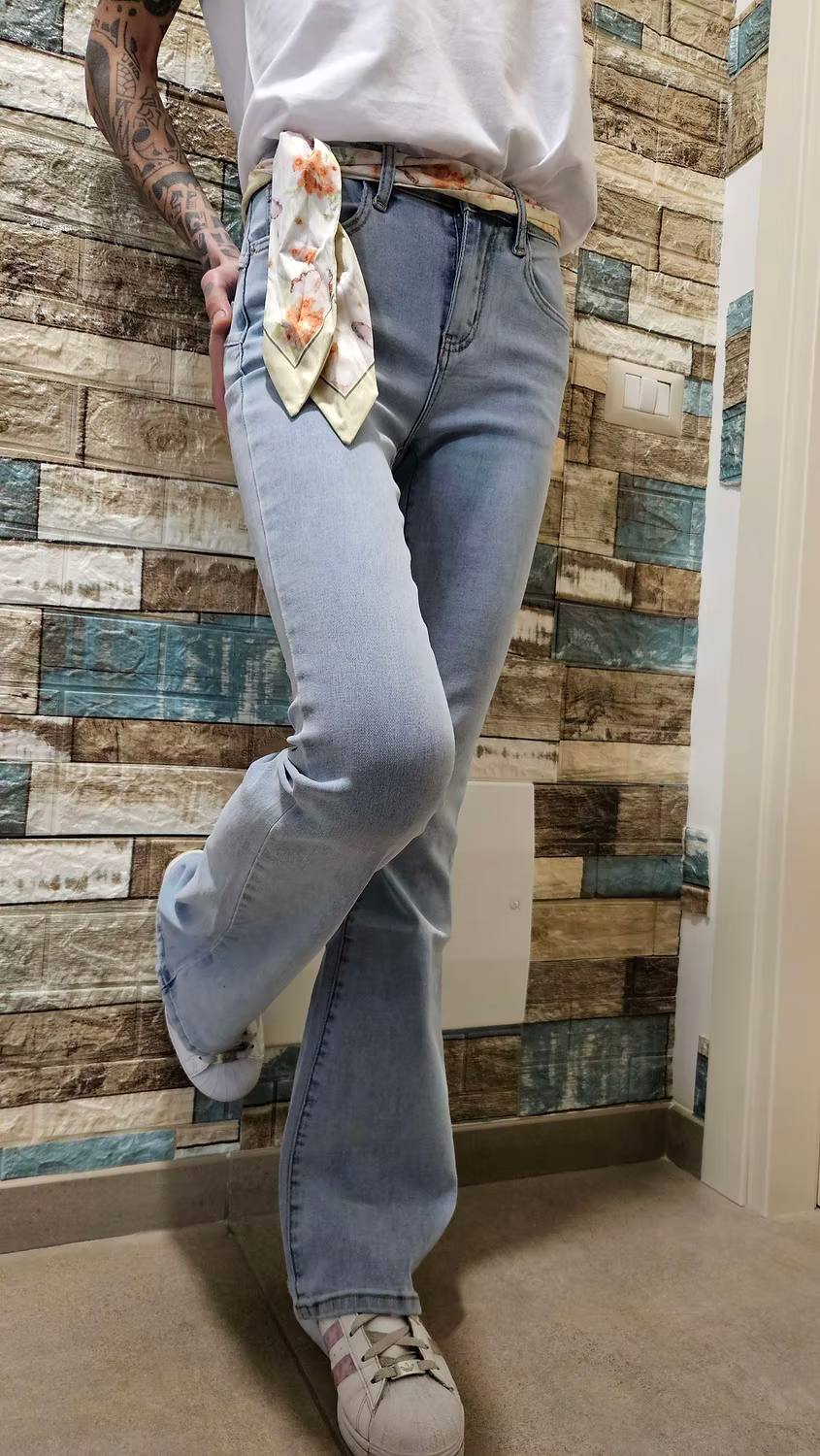 Jeans foulard