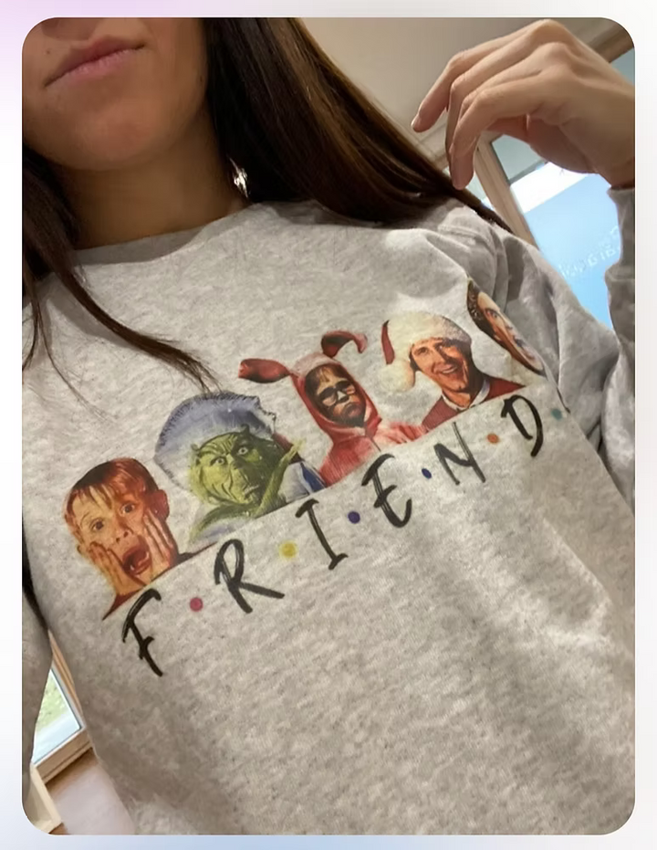 Felpa friends Christmas