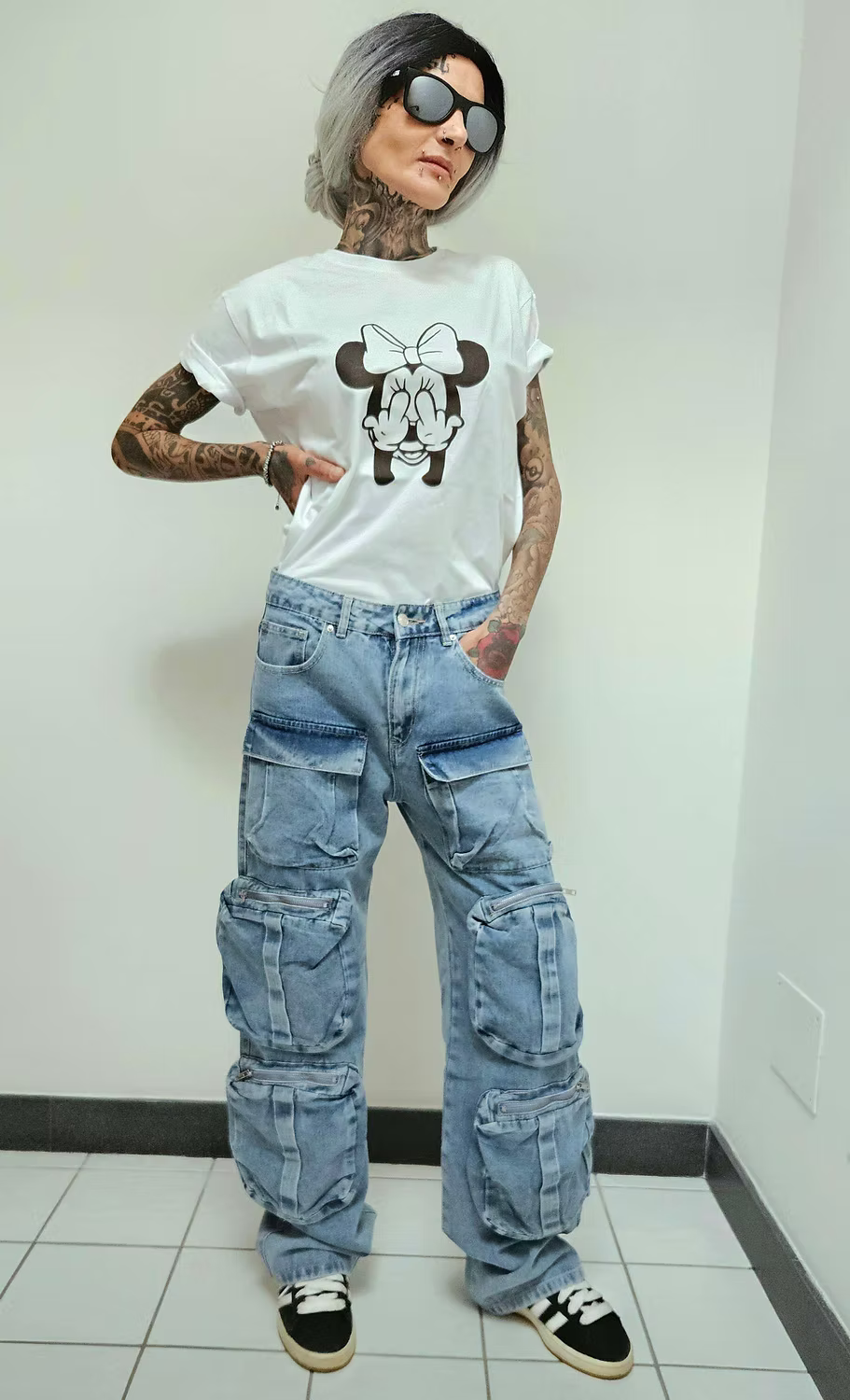 Jeans Cargo TAGLIA L