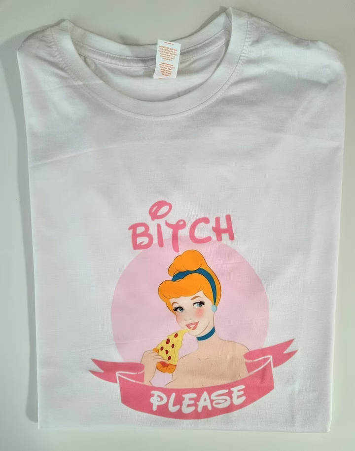 T-shirt principesse bitch please