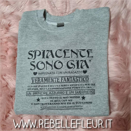 Felpa  sono già impegnata/o