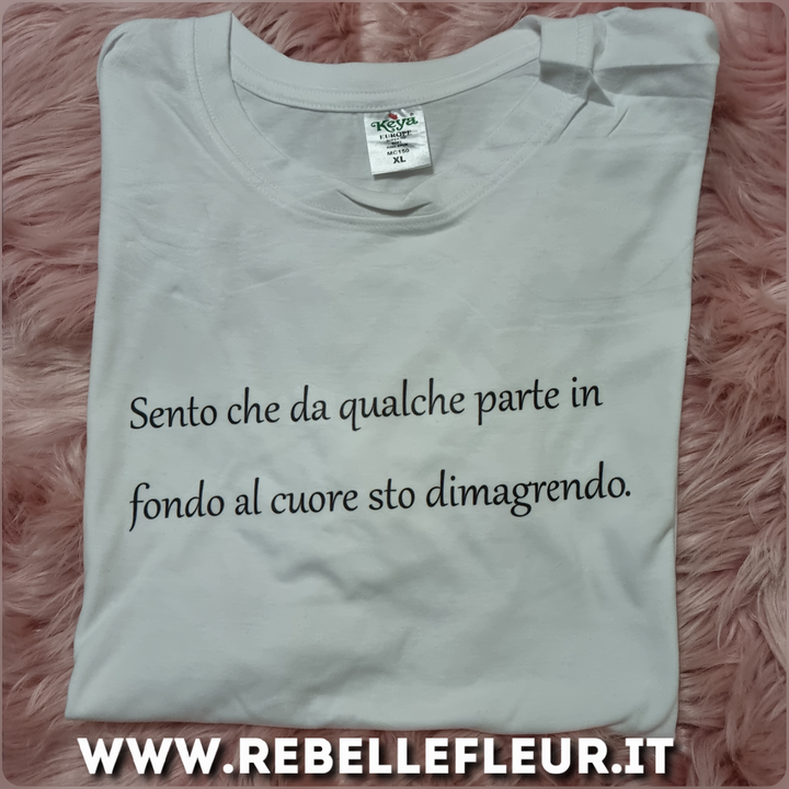 T-shirt sto dimagrendo