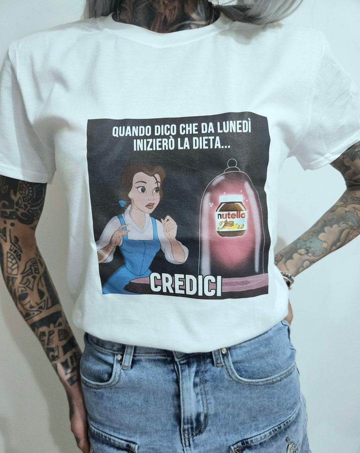 T-shirt Credici dieta