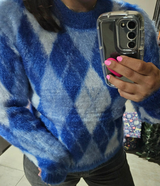 Maglione rombi