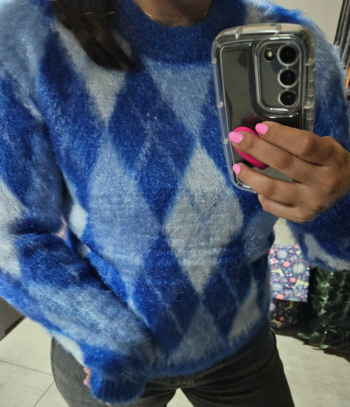 Maglione rombi