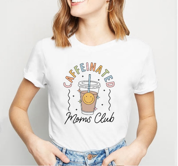 T-shirt Caffeinated Moms Club