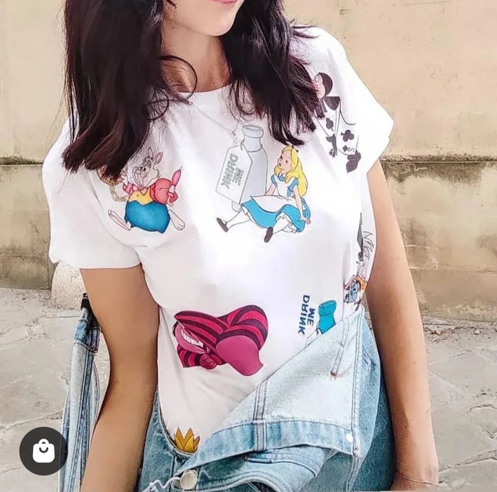 T-shirt Alice in wonderland