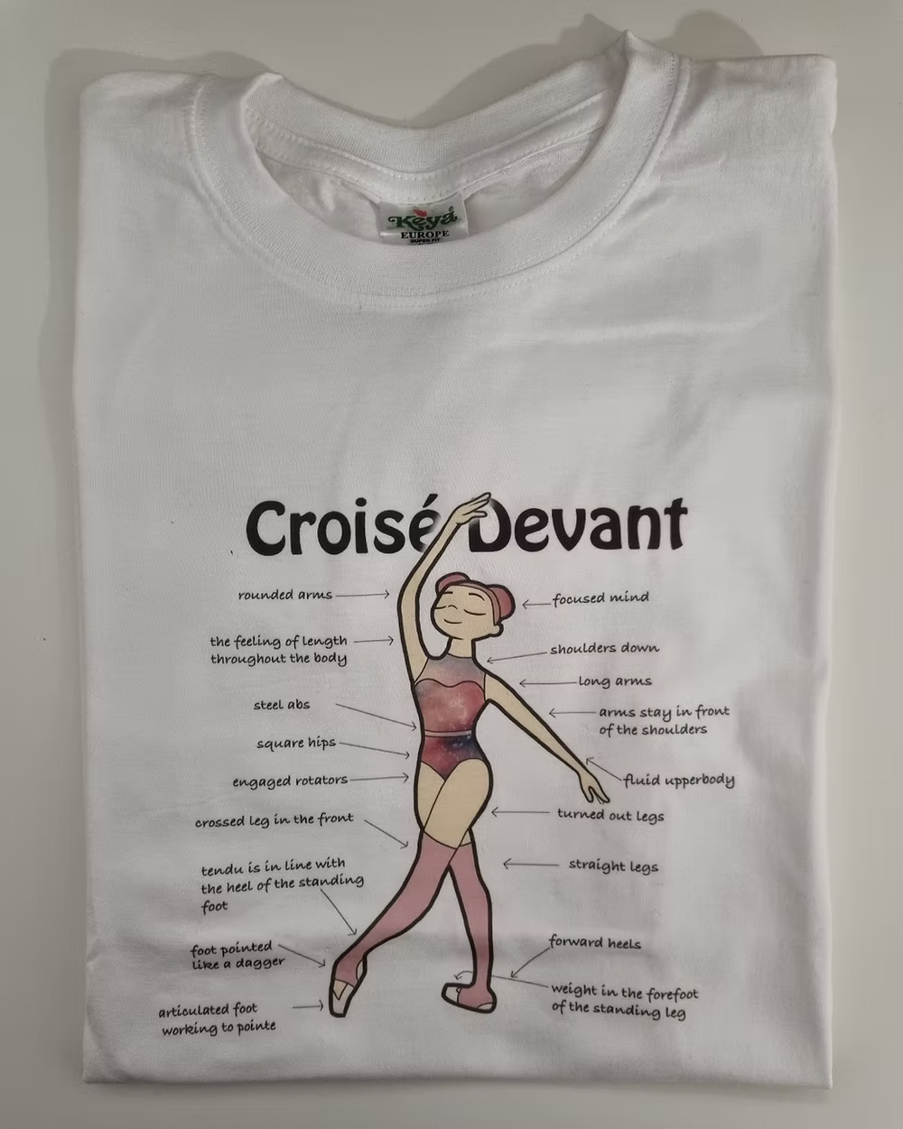 T-shirt Ballerina