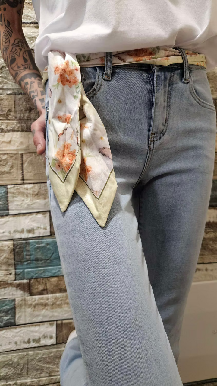 Jeans foulard